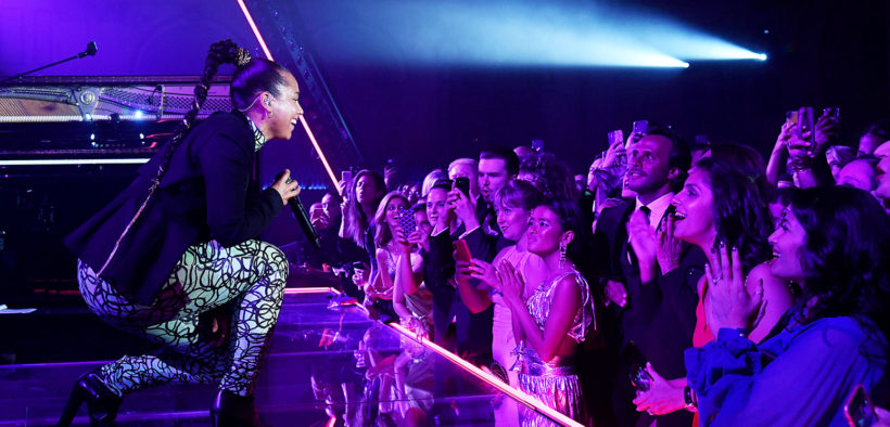 Alicia Keys Brings Out Lewis Capaldi, Debuts New Song & Covers Post Malone at iHeartRadio Music Festival